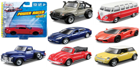 Maisto Power Racer Araç 11,5 cm (Tekli)