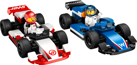 LEGO® City F1® Williams Racing ve Haas F1® Yarış Arabaları Araç Oyuncak Seti 60464