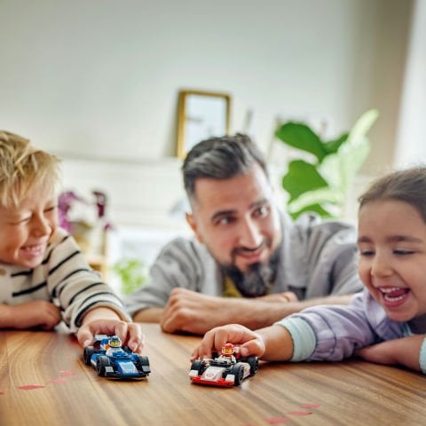 LEGO® City F1® Williams Racing ve Haas F1® Yarış Arabaları Araç Oyuncak Seti 60464