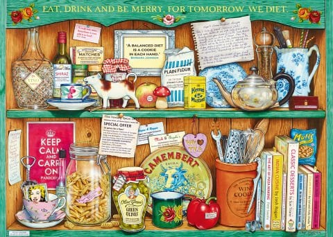 1000 Parça Puzzle Şefin Dolabı