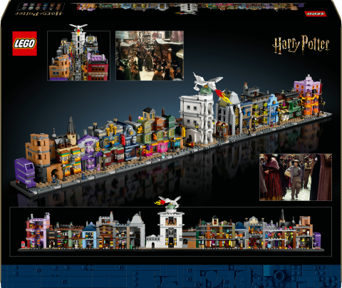 LEGO® Harry Potter™ Diagon Yolu Büyücü Mağazaları, Yetişkinler için Büyücü Seti 76444