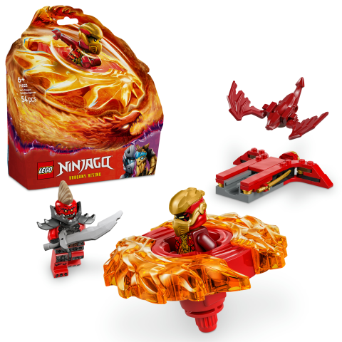 LEGO® NINJAGO® Kai’nin Ejderha Spinjitzu Topacı Aksiyon Oyuncağı Seti 71823
