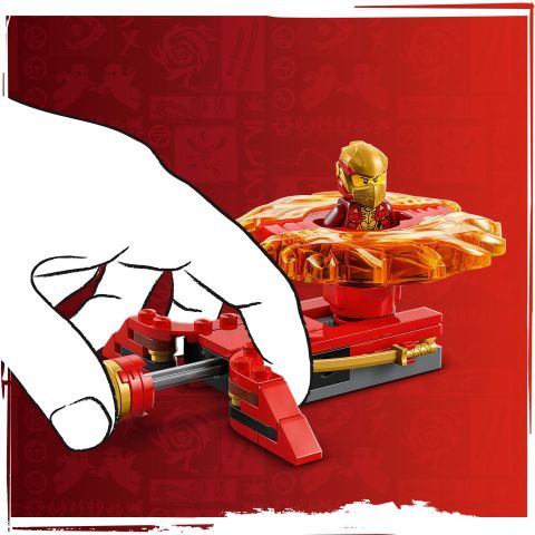 LEGO® NINJAGO® Kai’nin Ejderha Spinjitzu Topacı Aksiyon Oyuncağı Seti 71823