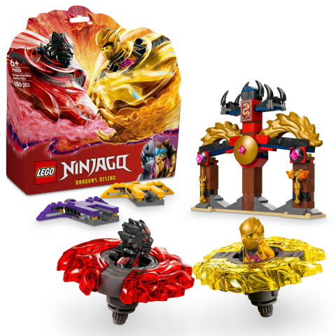 LEGO® NINJAGO® Ejderha Spinjitzu Savaş Paketi Aksiyon Oyuncağı Seti 71826