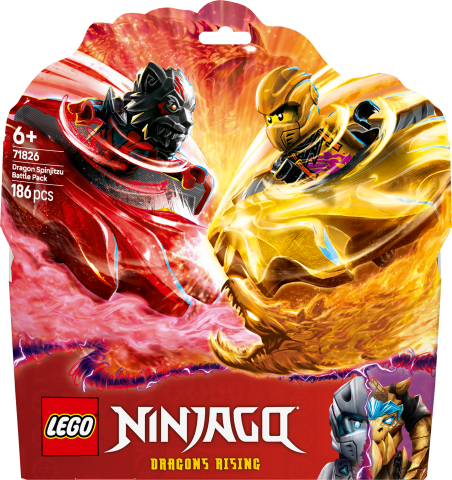 LEGO® NINJAGO® Ejderha Spinjitzu Savaş Paketi Aksiyon Oyuncağı Seti 71826