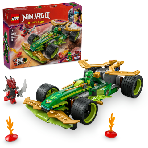 LEGO® NINJAGO® Lloyd’un Çek-Bırak Yarış Arabası Oyuncak Seti 71828