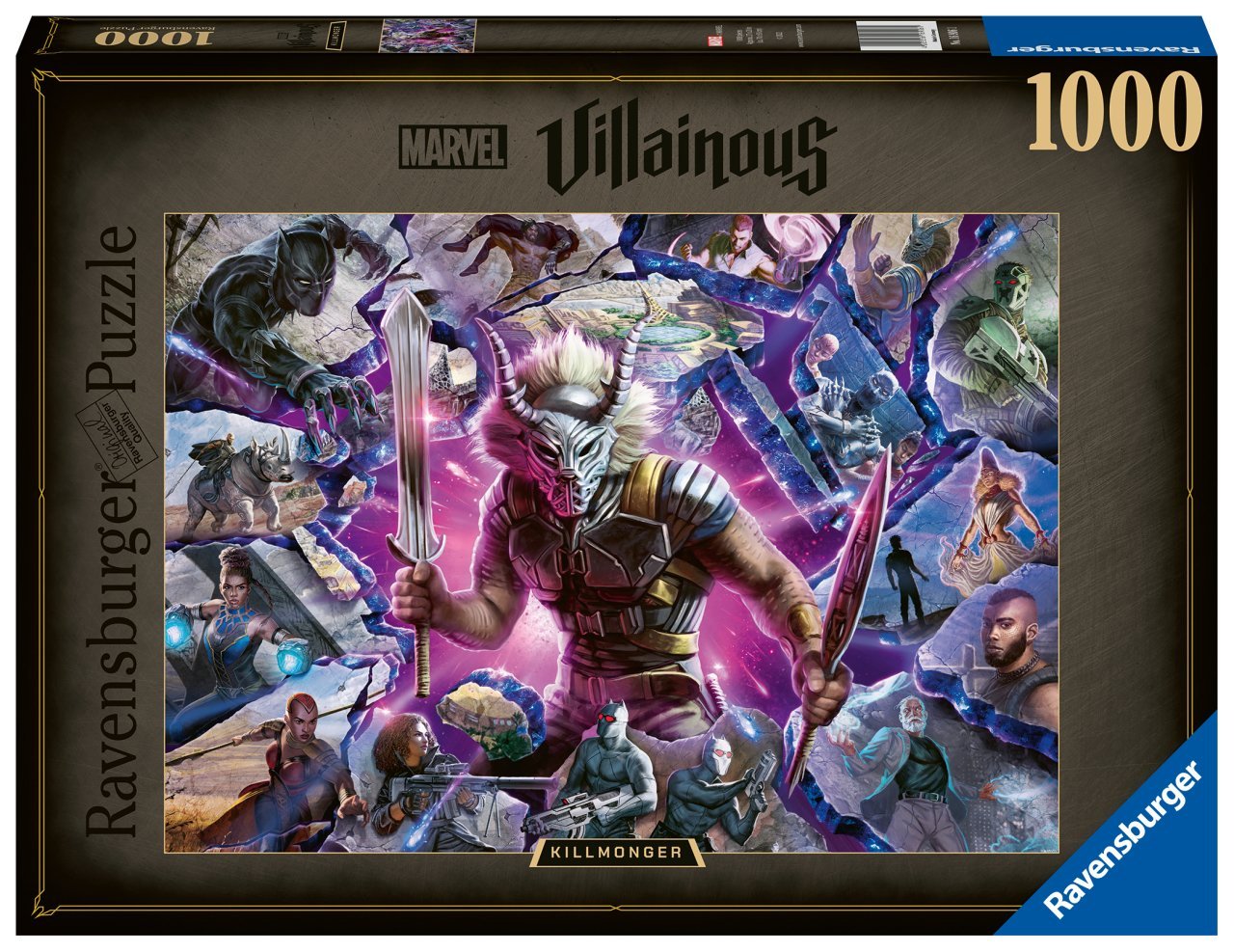 Ravensburger 1000 Parçalı Puzzle Marvel Villains: Killmonger