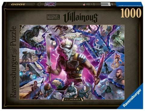 Ravensburger 1000 Parçalı Puzzle Marvel Villains: Killmonger