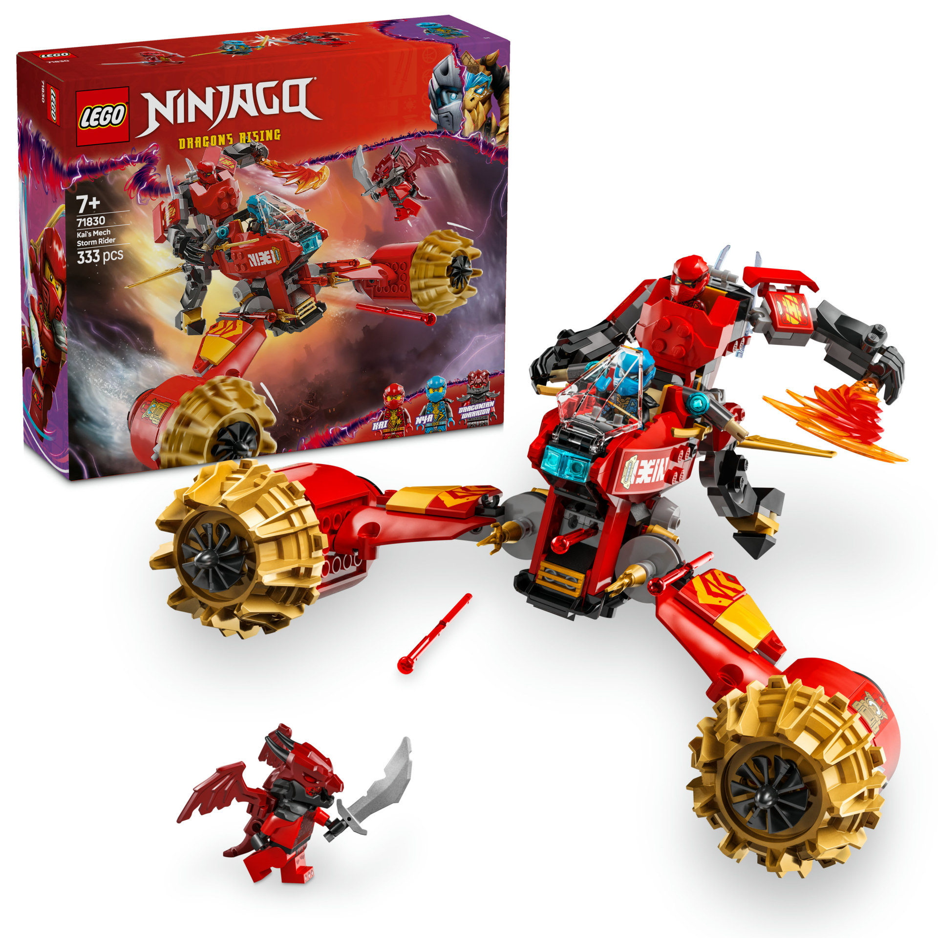 LEGO® NINJAGO® Kai’nin Robot Fırtına Aracı Kombo Ninja Oyuncağı 71830
