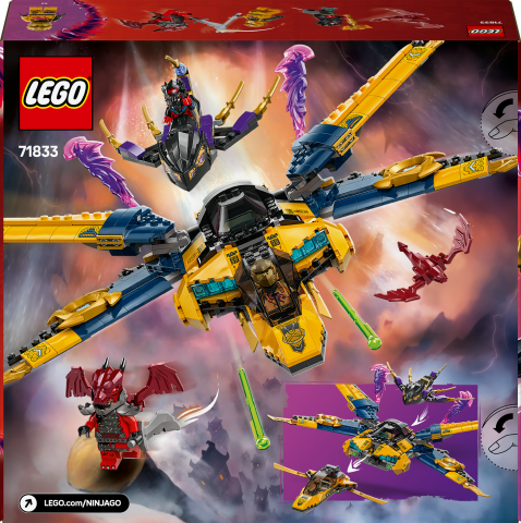 LEGO® NINJAGO® Ras ve Arin'in Süper Fırtına Jeti Oyuncağı 71833