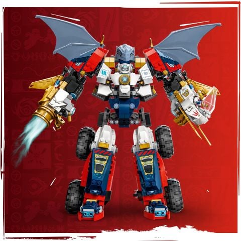 LEGO® NINJAGO® Zane’in Ultra Kombo Mech’i 4’ü 1 Arada Oyuncak Yapım Seti 71834