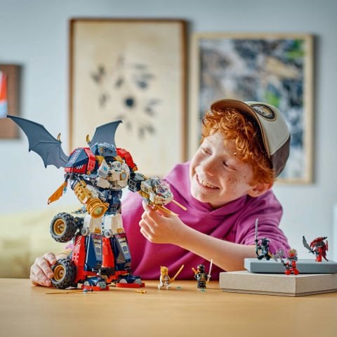 LEGO® NINJAGO® Zane’in Ultra Kombo Mech’i 4’ü 1 Arada Oyuncak Yapım Seti 71834
