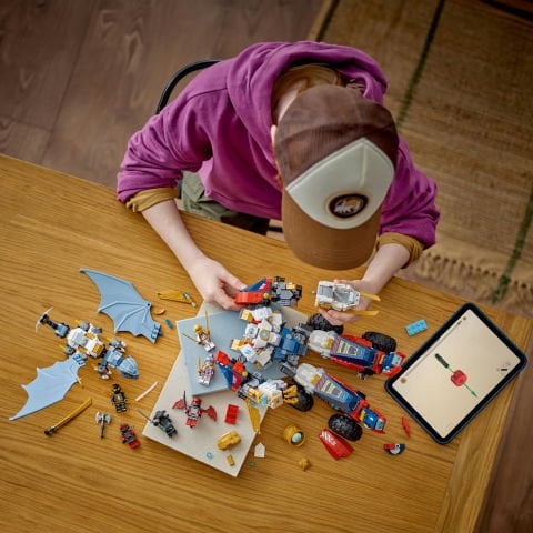 LEGO® NINJAGO® Zane’in Ultra Kombo Mech’i 4’ü 1 Arada Oyuncak Yapım Seti 71834