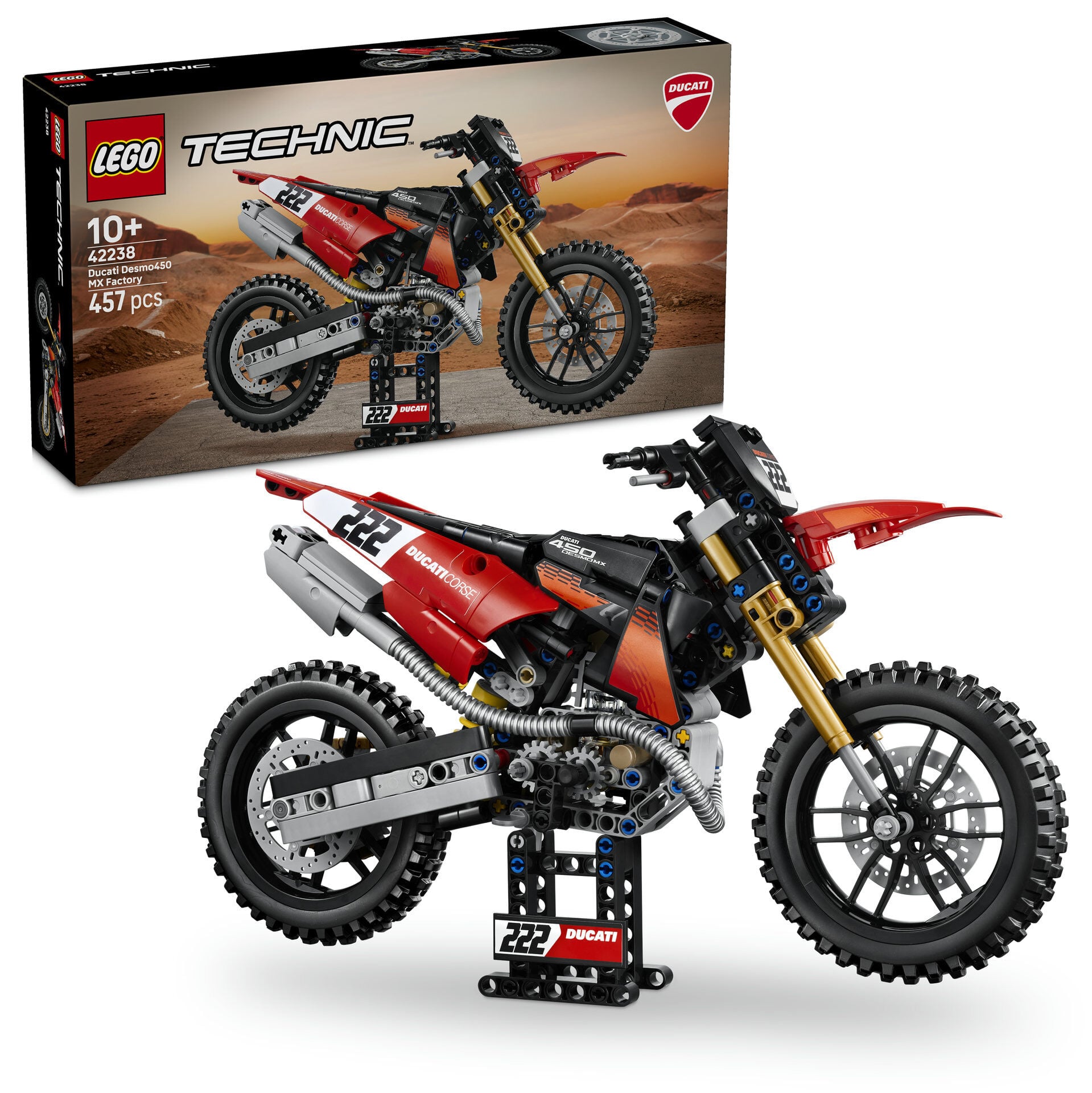 LEGO® Technic Ducati Desmo450 MX Factory Motosiklet 42238