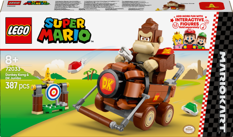LEGO® Super Mario™: Mario Kart™ – Donkey Kong ve DK Jumbo Yarış Oyuncağı 72033