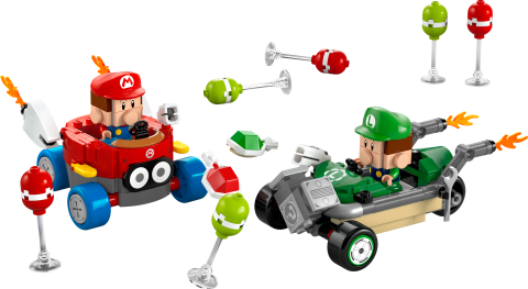 LEGO® Super Mario™: Mario Kart™ – Baby Mario ile Baby Luigi Oyuncağı 72034