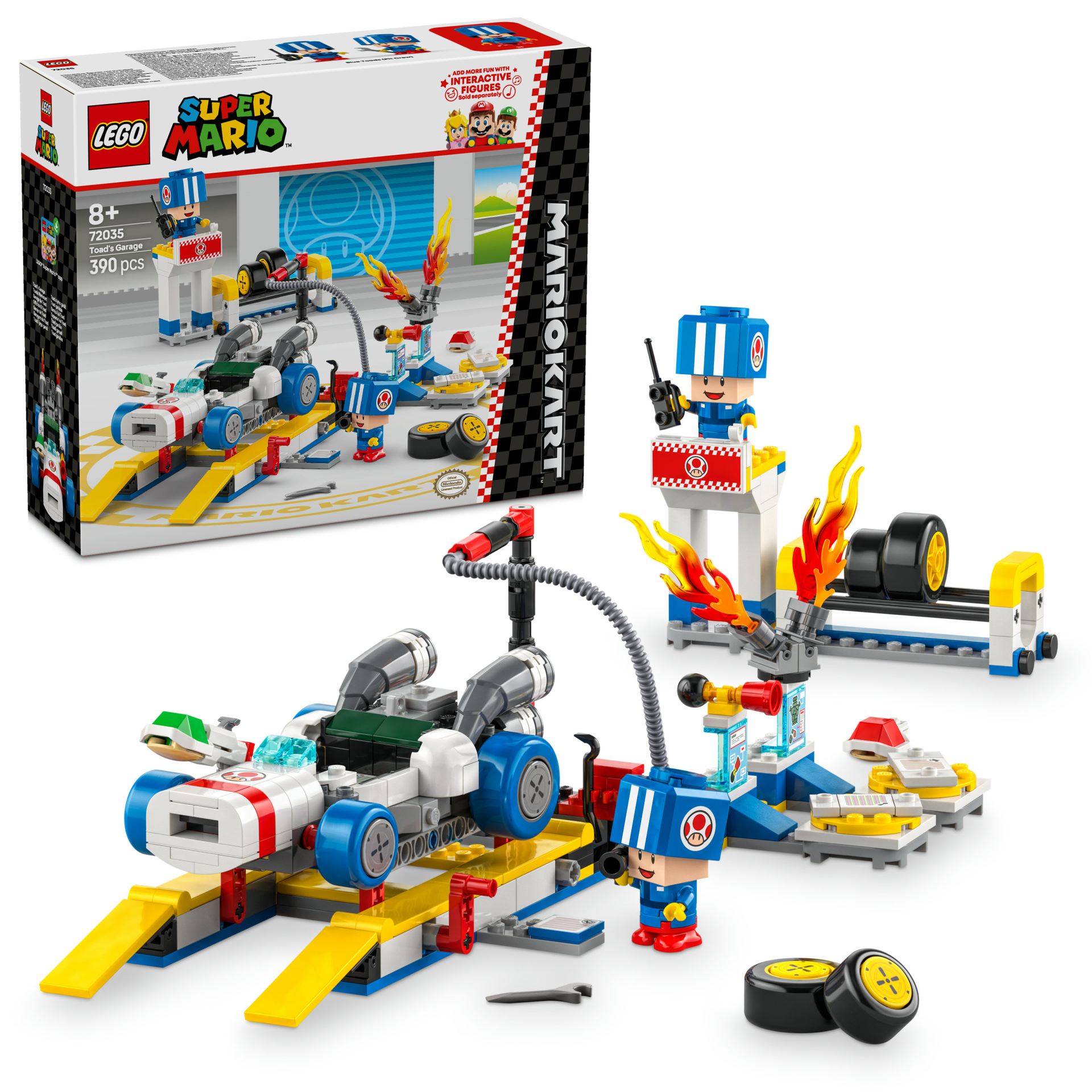 LEGO® Super Mario™: Mario Kart™ – Toad’un Garajı, Nintendo® Karakter Hediyesi 72035