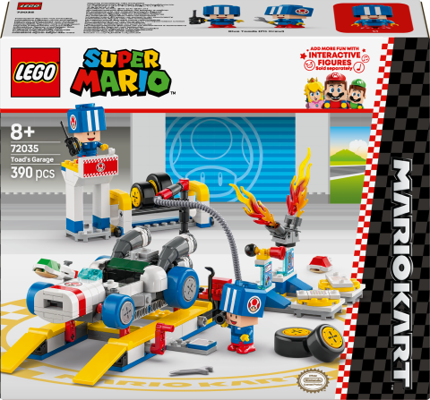 LEGO® Super Mario™: Mario Kart™ – Toad’un Garajı, Nintendo® Karakter Hediyesi 72035