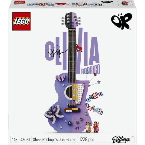 LEGO® Editions Olivia Rodrigo’nun İki Renkli Gitarı 43031