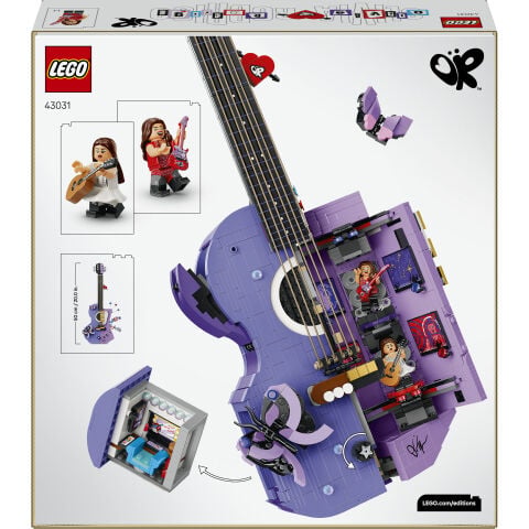 LEGO® Editions Olivia Rodrigo’nun İki Renkli Gitarı 43031