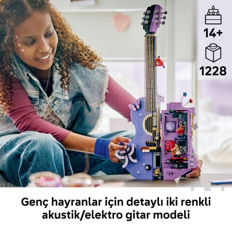 LEGO® Editions Olivia Rodrigo’nun İki Renkli Gitarı 43031