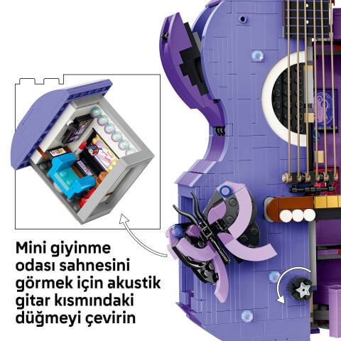LEGO® Editions Olivia Rodrigo’nun İki Renkli Gitarı 43031