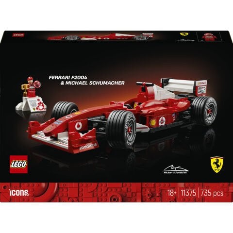 LEGO® Icons Ferrari F2004 ve Michael Schumacher 11375