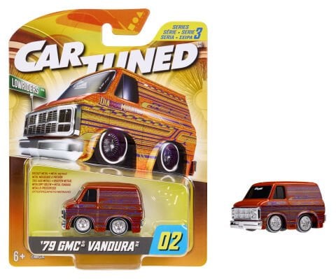 CarTuned S3 1979 GMC Vandura - Turuncu & Desenli Lowrider Araba