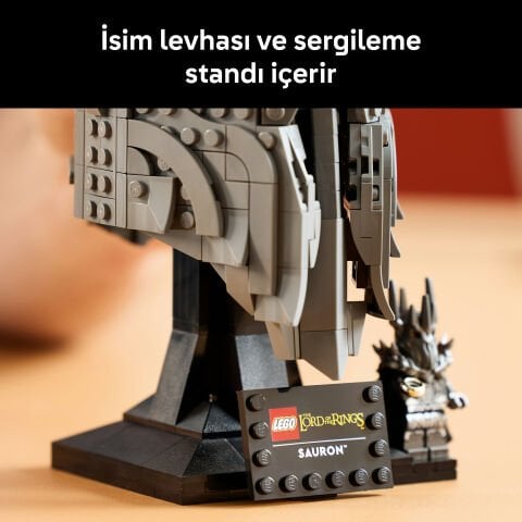 LEGO® Icons Yüzüklerin Efendisi: Sauron'un Miğferi 11373