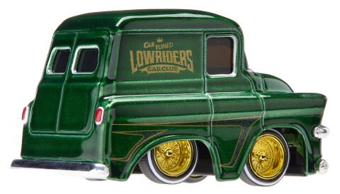 CarTuned S3 1957 GMV Panel Van - Yeşil Lowrider Araba