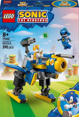 LEGO® Sonic the Hedgehog ™ Cyclone, Metal Sonic’e Karşı Oyuncakları 77002