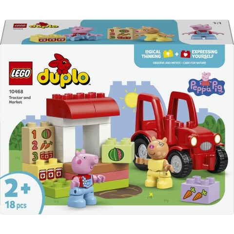 LEGO® DUPLO® Peppa Pig Traktör ve Pazar 10468