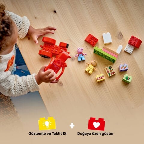 LEGO® DUPLO® Peppa Pig Traktör ve Pazar 10468