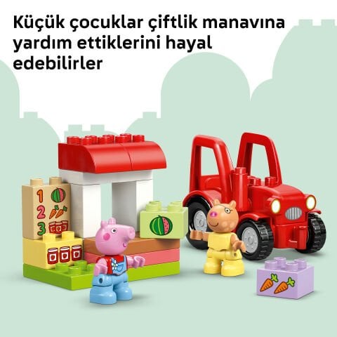 LEGO® DUPLO® Peppa Pig Traktör ve Pazar 10468