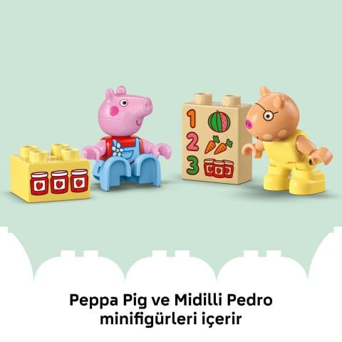 LEGO® DUPLO® Peppa Pig Traktör ve Pazar 10468