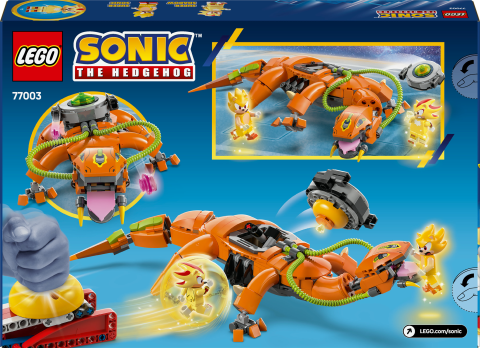 LEGO® Sonic the Hedgehog™ Super Shadow, Biolizard’a Karşı Video Oyunu Oyuncağı 77003
