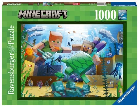 Ravensburger 1000 Parçalı Puzzle Minecraft
