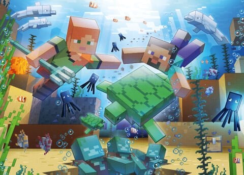 Ravensburger 1000 Parçalı Puzzle Minecraft