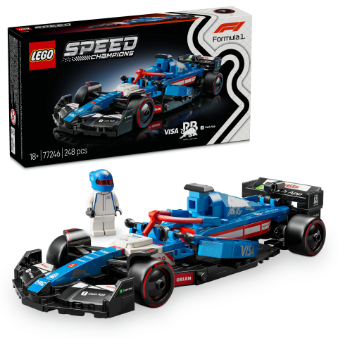 LEGO® Speed Champions Visa Cash App RB VCARB 01 F1® Yarış Arabası Araç Seti 77246