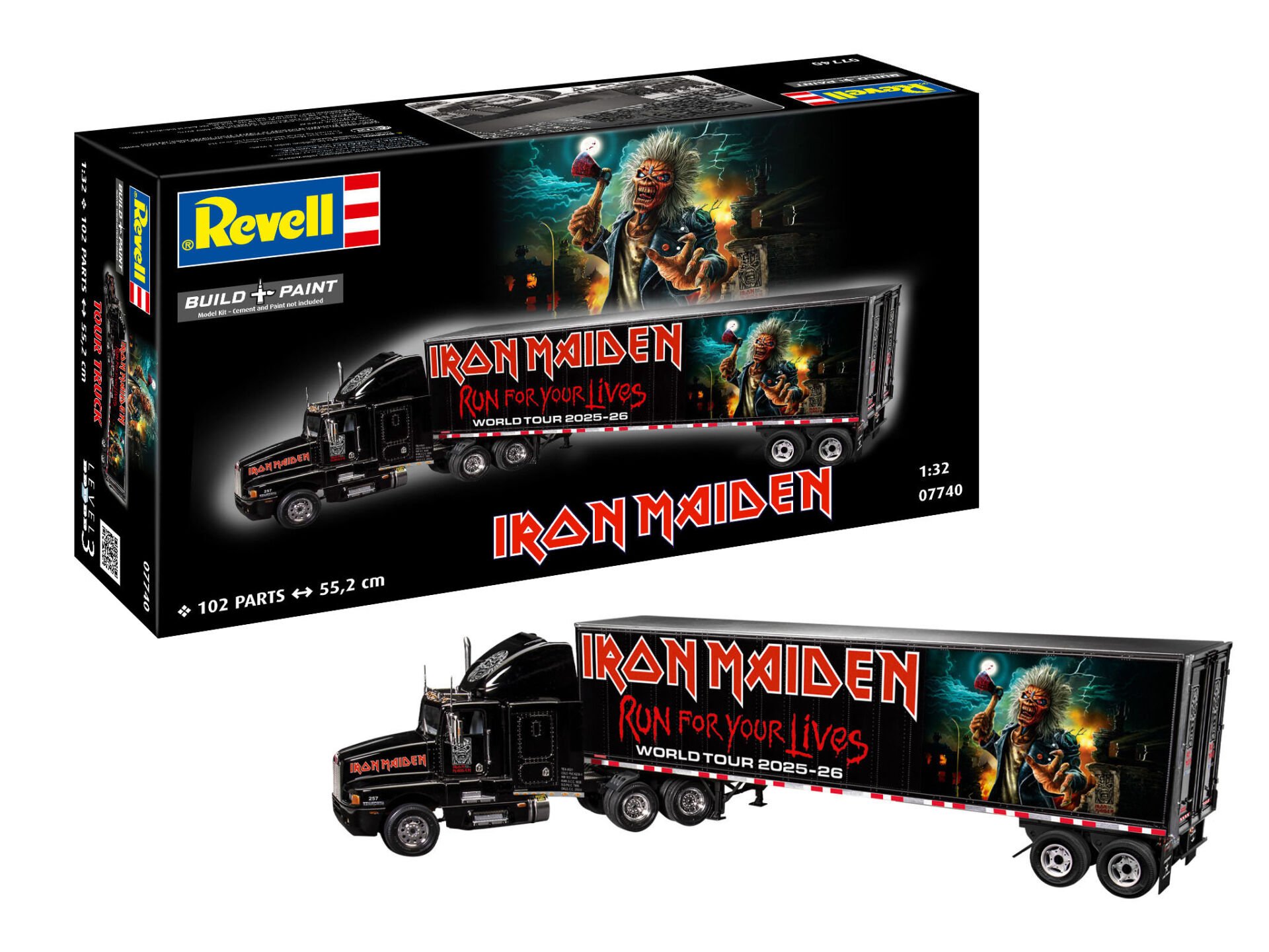 Iron Maiden Tur Kamyonu 50.Yıl Özel Model Kit
