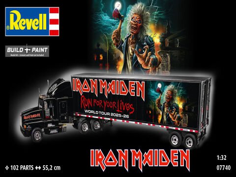 Iron Maiden Tur Kamyonu 50.Yıl Özel Model Kit