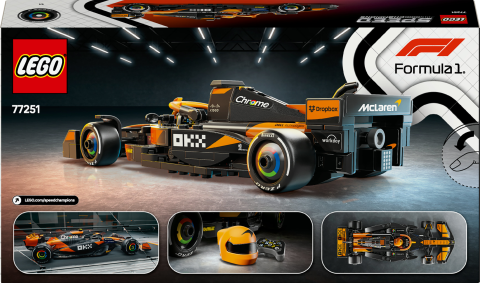 LEGO® Speed Champions McLaren F1® Team MCL38 Yarış Arabası Araç Seti 77251