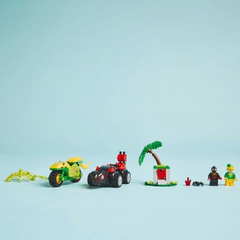 LEGO® Marvel Spidey ve İnanılmaz Arkadaşları Spin ve Electro Dinozor Aracı Takibi 11198