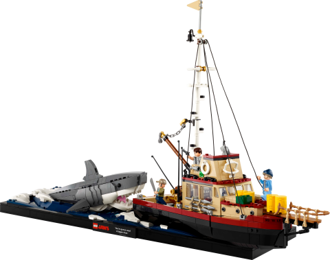 LEGO® Ideas Jaws, Yetişkinler için Köpek Balığı Hediyesi 21350