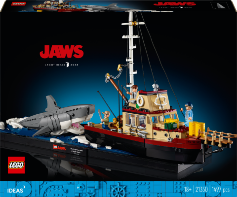 LEGO® Ideas Jaws, Yetişkinler için Köpek Balığı Hediyesi 21350