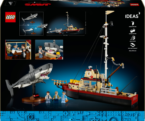 LEGO® Ideas Jaws, Yetişkinler için Köpek Balığı Hediyesi 21350