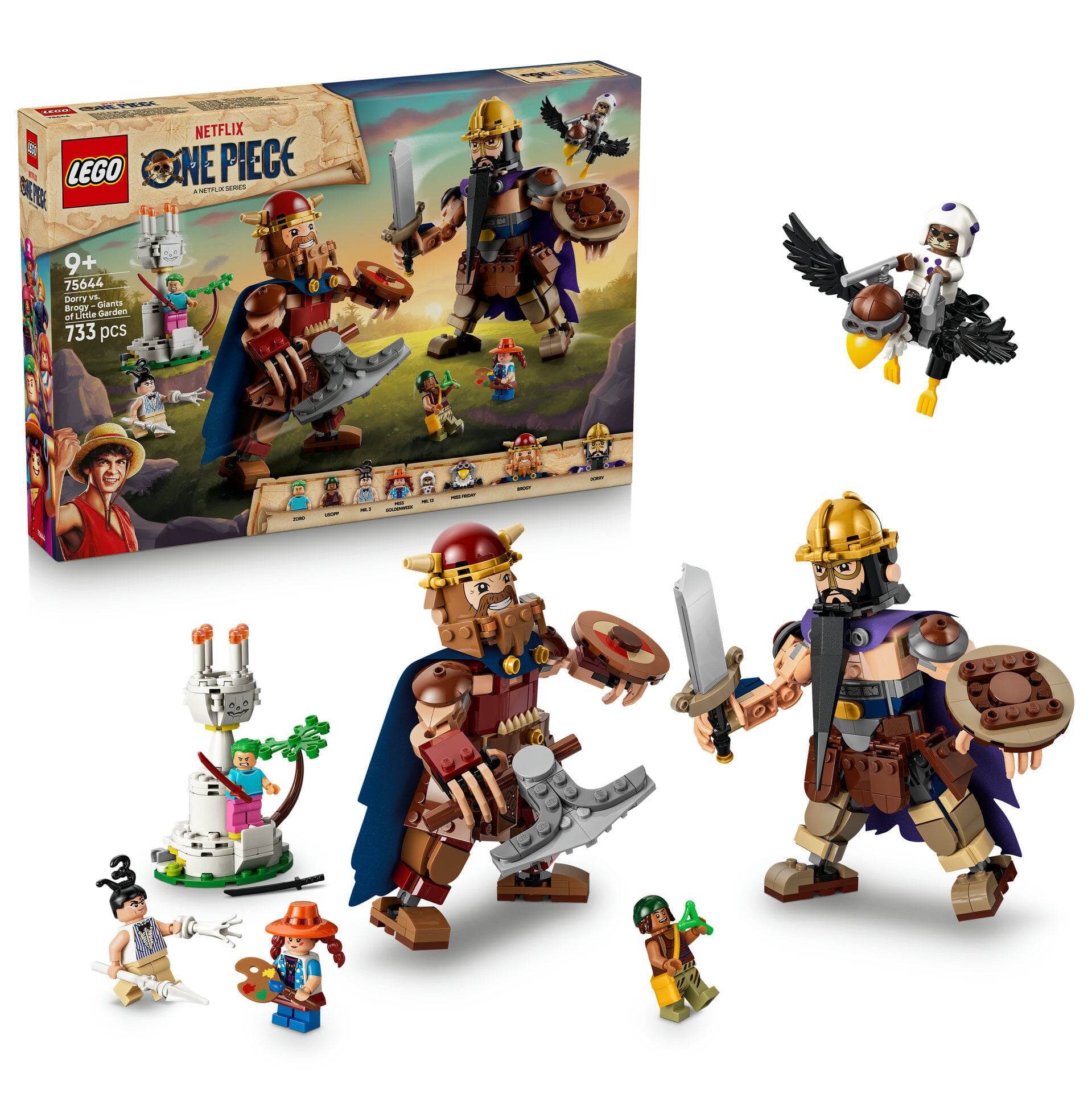 LEGO® ONE PIECE Dorry, Brogy’ye Karşı – Little Garden Devleri 75644