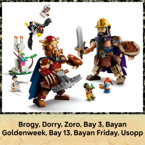 LEGO® ONE PIECE Dorry, Brogy’ye Karşı – Little Garden Devleri 75644
