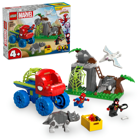 LEGO® Marvel Spidey ve İnanılmaz Arkadaşları Spidey Ekibi Dinozor Kamyonlu Kurtarma 11199