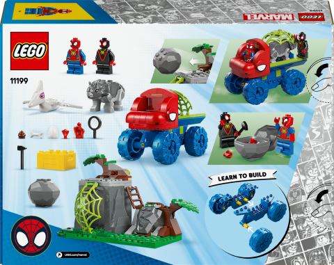 LEGO® Marvel Spidey ve İnanılmaz Arkadaşları Spidey Ekibi Dinozor Kamyonlu Kurtarma 11199
